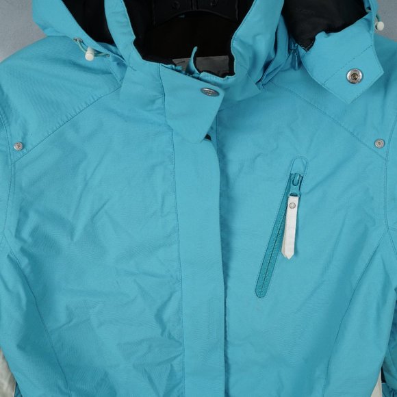 Descente Couture Blue and White Ski & Snow Jacket - Picture 9 of 16